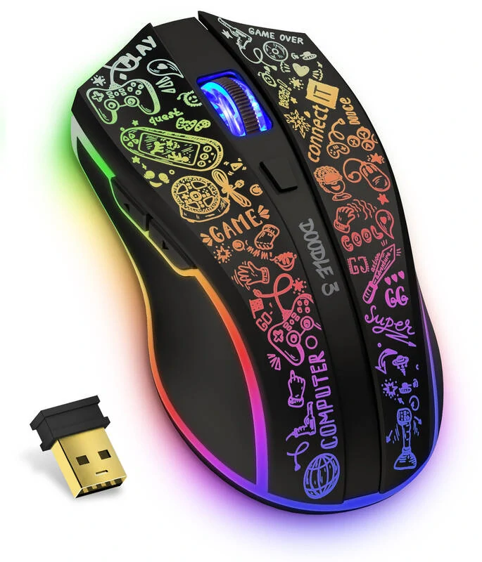 Herný myš bezdrôtová Connect It Doodle Mouse 3