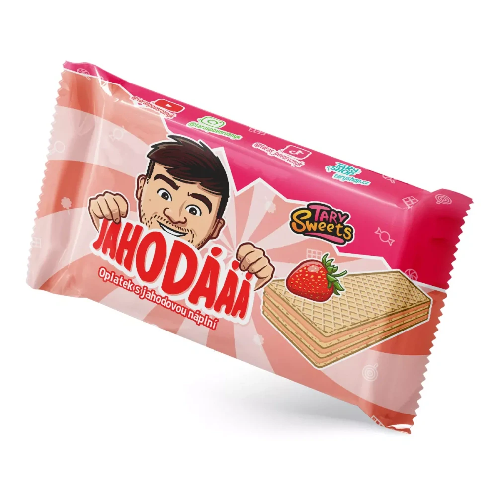 Oplátky jahodové Tary Sweets, 40g