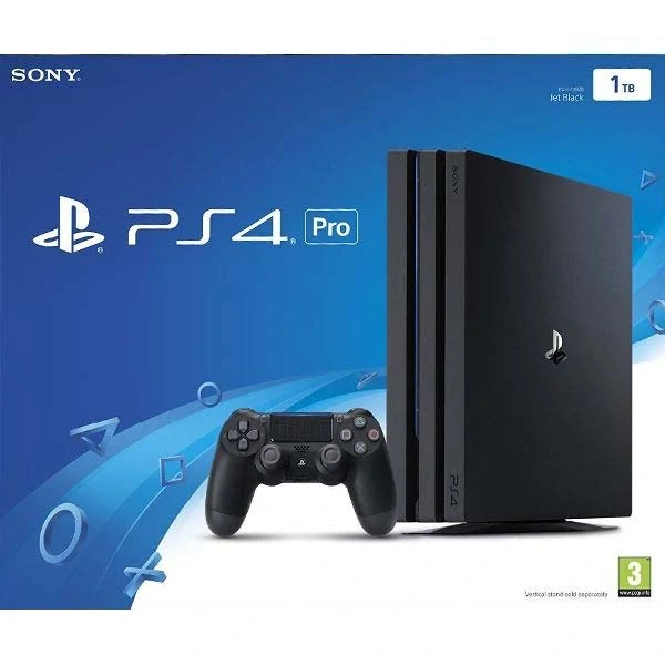 Sony PlayStation 4 Pro 1TB, jet black - bazár