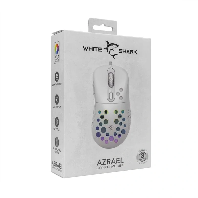 White Shark AZRAEL , herná myš , káblová