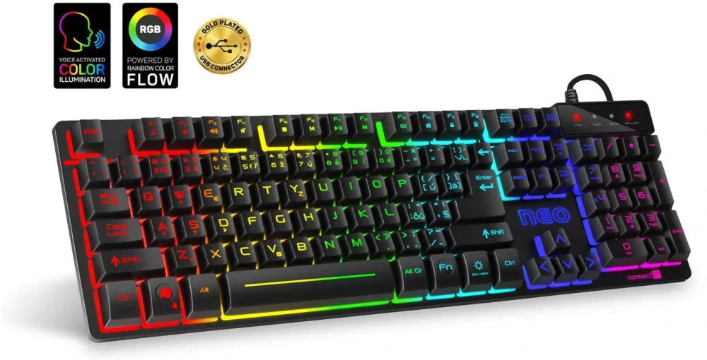 Herná klávensica CONNECT IT Neo Pro gaming keyboard black