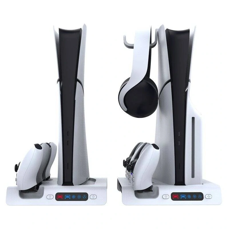 Dokovacia stanica iPega P5S006 RGB s chladením pre PS5 Pro/Slim (PG-P5S006) biela