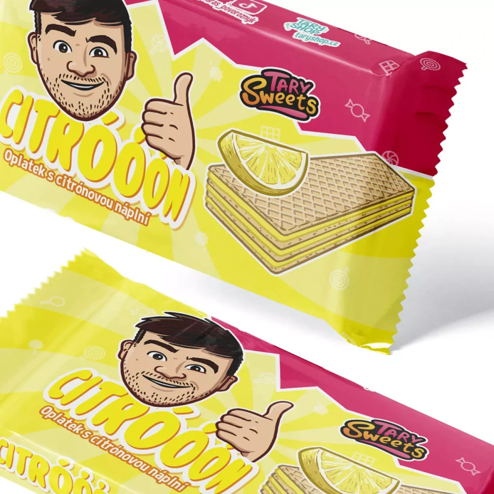 Oplátky citrónové Tary Sweets, 40g