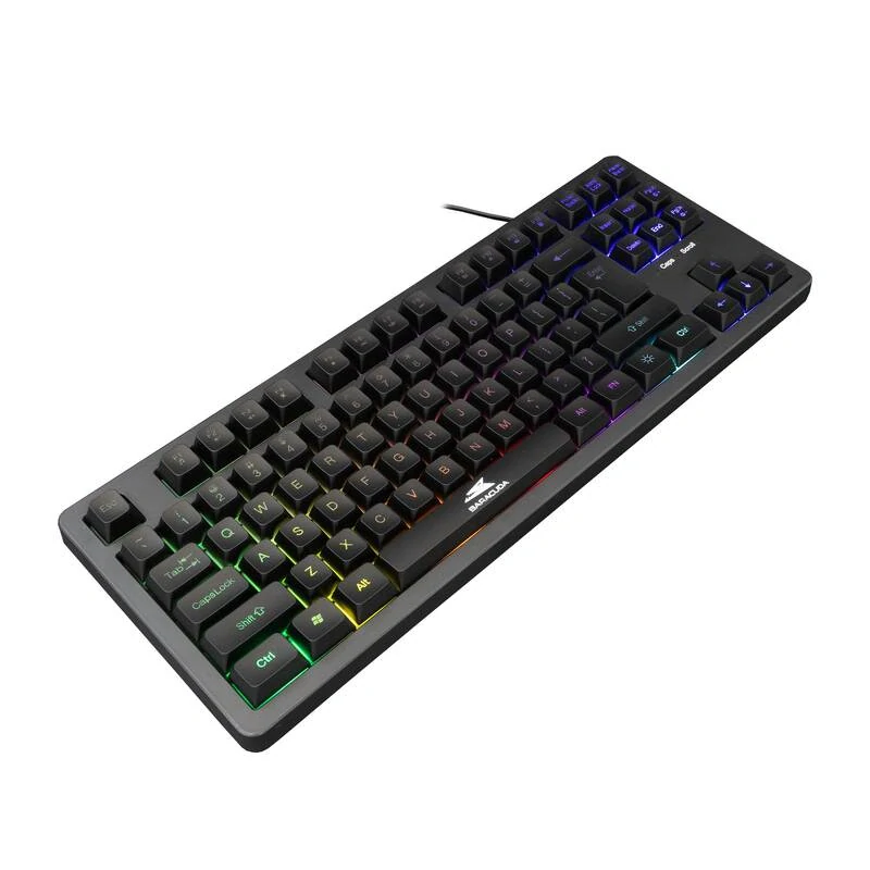 Herná klávesnica Baracuda KRILL, US layout, black