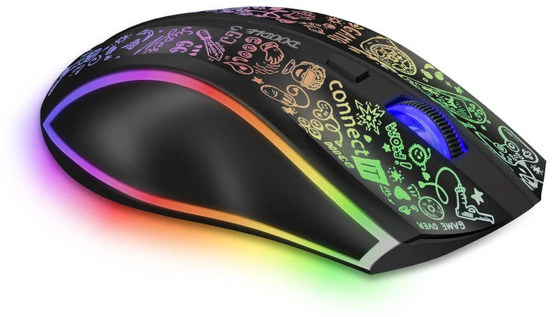Herný myš bezdrôtová Connect It Doodle Mouse 3