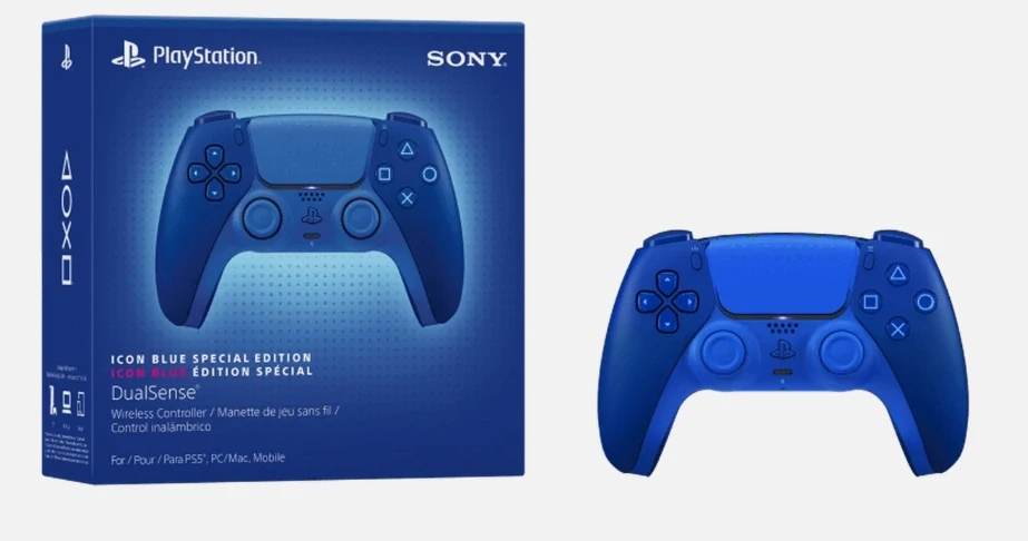 Bezdrôtový ovládač PlayStation 5 DualSense, Icon Blue Limited Edition