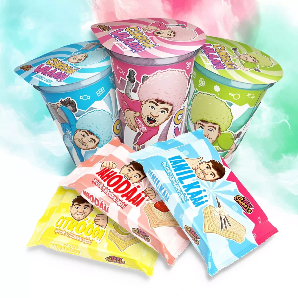Oplátky citrónové Tary Sweets, 40g